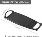Allstare WB31K10217 Cooktop Griddle Replacement Parts for GE Stove Griddle Plate GE Adora Stove Top Cast Iron Center Griddle General Electric Gas Range Parts Flat Top Pan 1 Pack