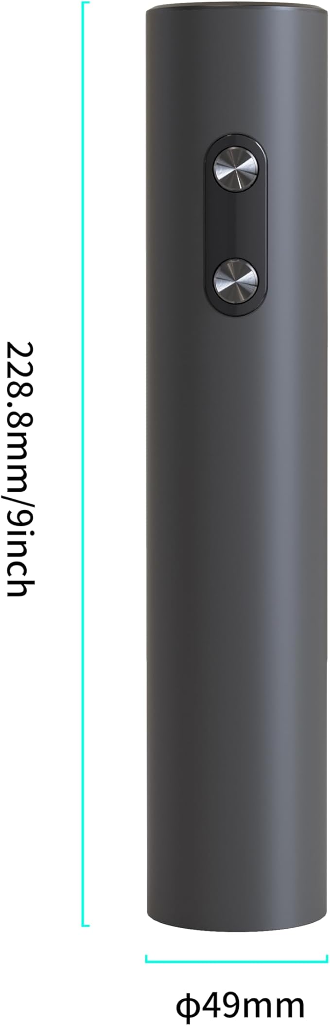 Electric Wine Opener, Battery Operated Wine Bottle Opener, Cordless Automatic Corkscrew, Fast Cork Removal, One Click Button, Gift Idea for Wine Lovers, Kitchen Bar Party Restaurant, Black