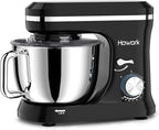 Stand Mixer Electric, 10+p Speeds With 6.5QT Stainless Steel Bowl,Dough Hook, Wire Whip & Beater,for Most Home Cooks(Black)