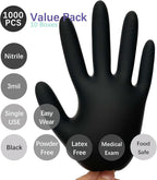 Nitrile Food Safe Disposable Medical Gloves Latex Free Powder Free for Food Prep Cooking Cleaning Exam 3mil