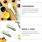 FOMIYES Heavy Duty Chestnut Opening Tool and Nut Opener, Green Multifunctional Walnut Cracker Cross-shape Design for Quick Shelling, Household Kitchen Specialty Gadget