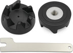 Seentech Blender Coupler Replacement Kit – Includes 2 Rubber Drive Sockets & Metal Wrench – Compatible with 9704230 Models for Blade Maintenance and Repair