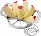 LIIGEMI Apple Core Slicer - Easily Cut Smooth Apple Slices with 8-Stainless Steel Blades, Time-Saving Apple Slicer and Corer with Mirrored Handle
