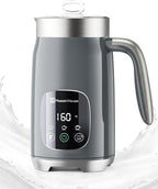 Milk Frother, Maestri House Variable Temp and Froth Thickness Milk Frother and Steamer, 14.1OZ/400ML Smart Touch Control Foam Maker, Memory Function for Latte, Warm Milk