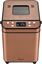 Rosewill 25-in-1 Automatic Bread Maker Machine with 3 Loaf Size up to 2 Lb, 700W High Power Dual Heater Bread Maker with BPA-free Nonstick Coating Pan, Max 15 Hours Delay Timer, Low Noise - Cinnamon