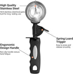 Ice Cream Scoop with Trigger, 5 Tbsp Cookie Scoop for Baking, 2.45 Oz Cookie dough Scooper, Large Ice Cream Scooper, Stainless Steel Portion Scoop, 72.7 ml