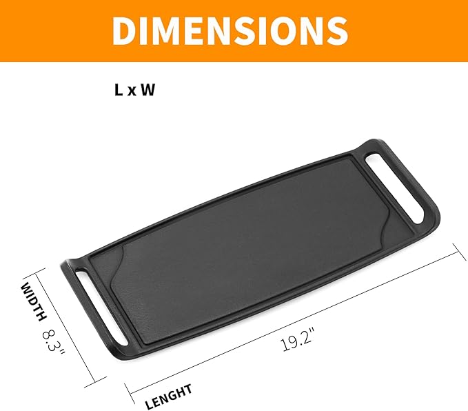Upgraded AEB72914211 AEB72914208 Griddle Replacement for LG Stove Parts Cast Iron Griddle Plate AEB72914204 LG Gas Range Griddle Plate Stove Top Cooktop Burner Griddle Pan Flat Top Pan