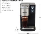 Keurig K-2550 Medium Business Single Serve Coffee Maker, Plumbed, Silver/Black