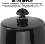 Coffee Brewing Basket Bottom spring loaded stopper kits for Hamilton Beach 990117900 990237500,Fits for Mr. Coffee Black and Decker majority coffee makers Brew Basket