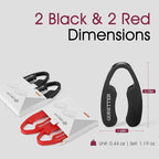 GOBETTER 4 Pcs Wine Foil Cutter Magnetic Design, 4 Stainless Blades Foil Remover Wine Bottles Opener Accessory, Removes Foil Top Effortlessly for Wine Lovers, 2Black 2Red