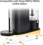 Appliance Slider Compatible with Ninja Coffee Machine, Transparent Acrylic Tray for Ninja Coffee Maker PB041/051 Keurig K-Mini