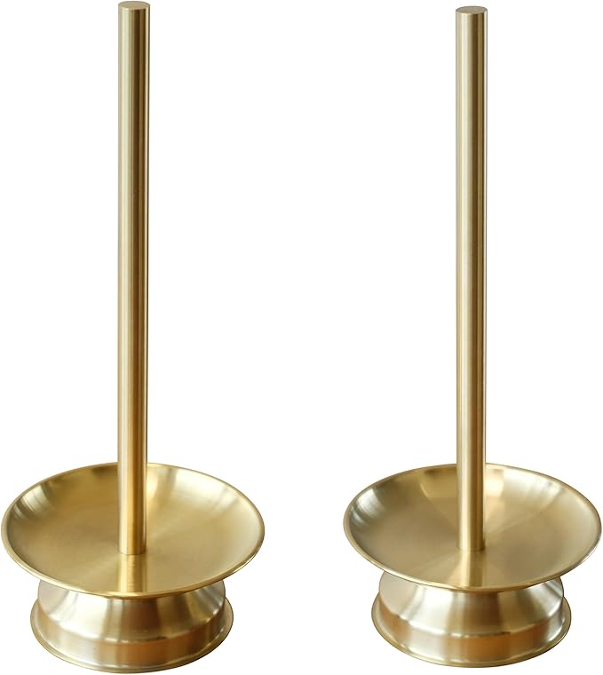 Metal Donut Stand 2 Pack-Gold Donut Stands for Dessert Table Easy to Assemble and Clean, Sturdy Donut Tower Stand for Birthday, Wedding, Party, Buffet, Afternoon Tea Serving