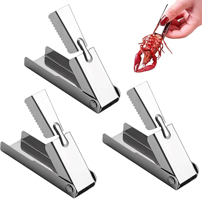 Crawfish Peeler Tool, Portable Stainless Steel Crawfish Tail Remover Tool, Crawfish Accessories for Easy Shelling, Fast Sheller Tool for Clean Hands, Best Kitchen Gadget for Seafood Lovers (3)