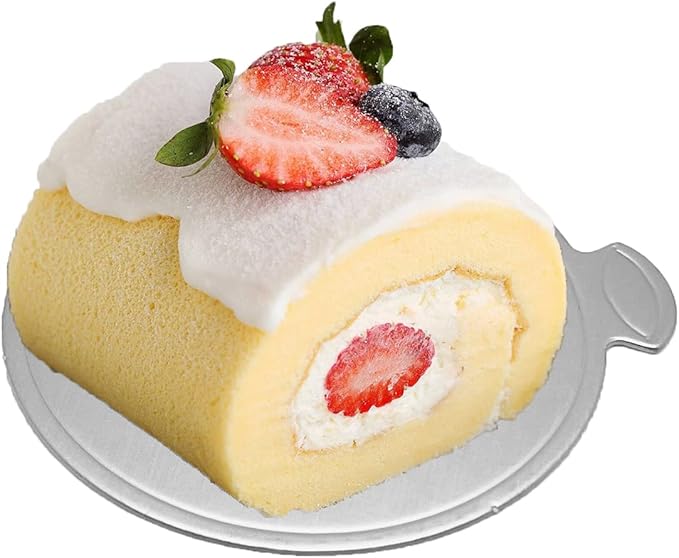 200pcs Mini Cake Boards, 3.1" Mini Round Cardboard, Mousse Cupcake Base for Cake Dessert, Silver