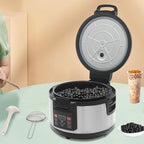 Commercial Tapioca Boba Maker Pearl Cooker, 16l Boba Bubble Tea Cooker with Button, Automatic Non Stick Pearl Pot for Milk Tea Sago Pearl Taro Balls