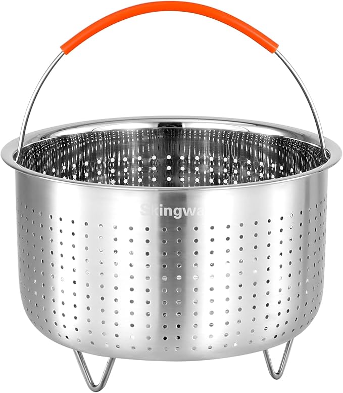 Steamer Basket for Instant Pot, Stainless Steel Vegetable Steamer Basket Insert for Pots
