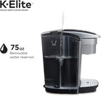 Keurig C K-Elite Maker, Single Serve K-Cup Pod Brewer, with Iced Coffee Capability, Extra Included, 75oz, Brushed Silver Plus Filter Bundle