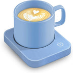 VOBAGA Coffee Mug Warmer for Desk with Auto Shut Off & 3-Temp Settings, Coffee Cup Warmer with Smart Safety Alert Home Office Accessory, Perfect for Coffee, Tea, Milk (No Mug)