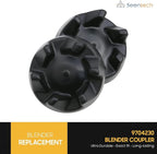 Seentech Blender Coupler Replacement Kit – Includes 2 Rubber Drive Sockets & Metal Wrench – Compatible with 9704230 Models for Blade Maintenance and Repair