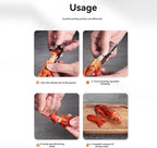 Crawfish Peeler Tool, Crawfish Tail Remover Tool, Crawfish Tool, Efficient Crayfish Shelling Device, Shrimp Peeler Kitchen Gadgets Sheller Tool (5pcs)