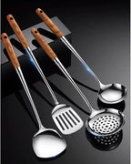 Kitchen Utensils Set，Cooking Utensils Kitchen Tools Gadgets 4 Pieces Sets Spoons for Cooking Spatulas 316 Stainless Steel Cooking Utensils Spatulas Spoons