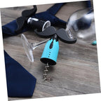 PRETYZOOM Gentleman Shape Wine Opener Portable Corkscrew Wine Cork Remover Kitchen Gadget Bar Tool Random Color