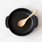 Santo Banko Ware Au Gratin Dish, Large, 22.0 fl oz (650 ml), Heat Resistant, Oven-safe, Direct Fire, Microwave, Dishwasher Safe, Stackable, Black, Made in Japan