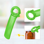 1 Pack Green Jar-key Jar Opener The Original Easy Use by Anyone (Transparent)
