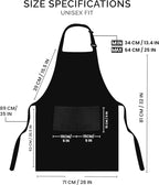Utopia Kitchen 2 Pack Bib Apron, Adjustable with 2 Pockets, Water and Oil Resistant, Cooking Kitchen Chef Apron for Women Men