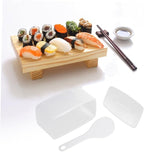 LIFKOME 2Sets Rice Ball Molds DIY Sushi Maker Kitchen Tool Food Grade Easy to Use for Bento Fun Sushi Making Gadget for Creative Meal Prep