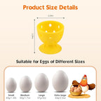 Egg Brush Cleaner, Egg Cleaner Scrubber for Fresh Eggs, Cute Chick Shaped Silicone Egg Washer, Reusable Multipurpose Washing Egg Tool for Fruits and Vegetables(Yellow)