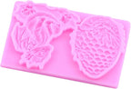 Dragon Fondant Molds Dragon Egg Silicone Candy Mold For Cake Decoration Cupcake Topper Candy Polymer Clay Gum Paste Set Of 2