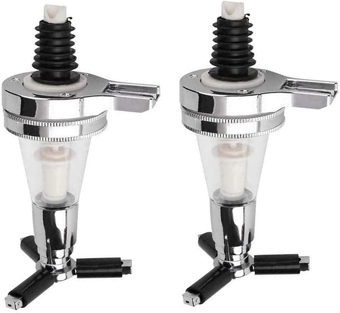 2 Piece 25ml Liquor Dispenser Bar Optic Spirit Measure Pub Dispenser Drink Spirit Wine Cocktail Pourers Bar Tool