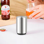 2PCS Premium Beer Bottle Opener, Automatic Stainless Steel Quick Pop the Top Can Openers Bottle Openers for Seniors,QUICK Fun Bartender Openning Tool for Corkscrew Lid Home Bars Kitchen