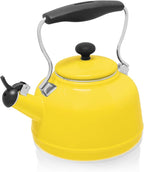 Chantal Tea Kettle, Vintage Series, Enamel on Steel, Whistling (Canary Yellow)