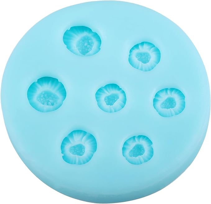 Flower Fondant Molds Plum Blossom Cake Decoration Silicone Mold for Cupcake Topper Chocolate Candy Gum Paste Polymer Clay