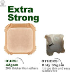 Small Air Fryer Liners for COMFEE' Compact 2.1 Air Fryer, 2 qt Air Fryer Liners for Instant Pot Vortex Mini, Air Fryer Paper Liners Disposable 2 qt Mini Liners for Gourmia Compact Digital