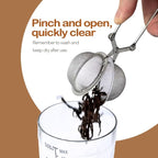 nap Ball Tea Strainer, Ridworg 3 Pack Premium Stainless Steel Tea Infuser with Handle for Loose Leaf Tea Fine Mesh Tea Balls Filter Infusers