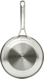 Martha Stewart Castelle 8" Stainless Steel Frying Pan Non Toxic Fry Pan Skillet