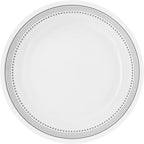 Corelle Dinnerware Set (4pc Set, Mystic Gray)-Set for 4 | Includes 4 x Side Plates | 80% Recycled Glass | 3 X More Durable, Half the Space & Weight of Traditional Ceramic