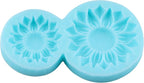 Sunflower Silicone Molds 3D Flower Fondant Mold for Cake Decorating Cupcake Topper Chocolate Candy Gum Paste Polymer Clay
