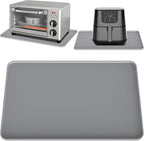 Silicone Mats for Kitchen Countertop, 24x16 inch Heat Resistant Mats for Air Fryer, Non-Slip Counter Protector Pad for Ninja, COSORI, Cuisinart, Coffee Maker, Toaster, Oven – Dishwasher Safe, Grey