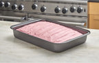 Nifty Solutions Cake Pan & Muffin Pan with Lid, 2 Piece Baking Pans Set - 9 x 13 Cake Pan & 12-Cup Muffin Pan, Non-Stick Pans, Kitchen Bakeware, Dishwasher Safe