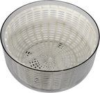 Electric Salad Spinner, Fruit Vegetable Washer Dryer Large 6L Capacity, 6W Multi-Use Lettuce Spinner, Vegetable Dehydrator, for Greens, Herbs, Berries, Vegetables and Fruits