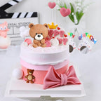 Bear Silicone Fondant Molds Bear Candy Chocolate Molds for Teddy Bears Cake Decoration Cupcake Topper Candy Chocolate Polymer Clay Resin Epoxy Gum Paste Set of 4