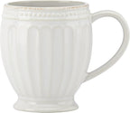 Lenox 895722 French Perle Groove Mugs, Set Of 4