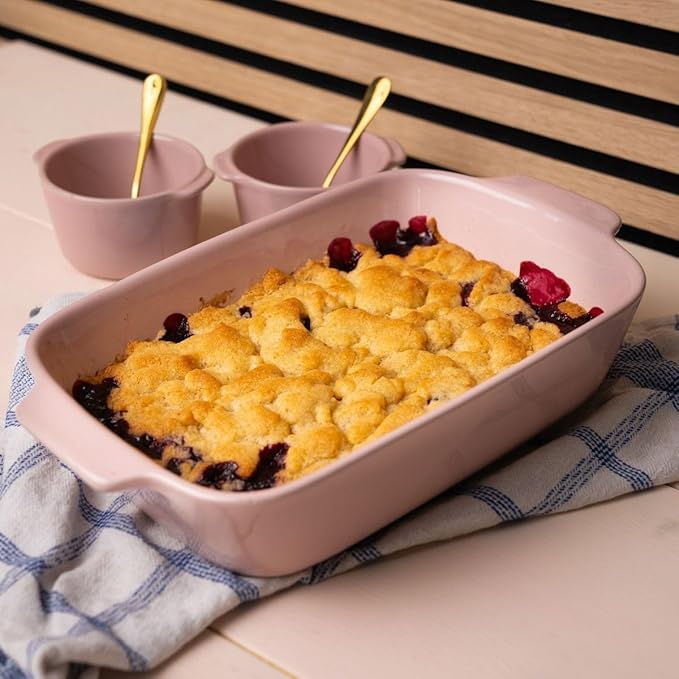 Küchenprofi Porto 2 Qt. Rectangular Gratin Dish | Pink
