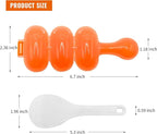 Rice Ball Maker Mold & Sushi Maker Rice Ball Mold with 2 Riceball Shaker and 2 Rice Paddle - Easy to Use Rice Ball Mold Shaker for Perfect Onigiri and Sushi - Fun Kitchen Tool
