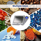 American Weigh Scales 650g x 0.1g Digital Pocket Scale 0.1g Accuracy-Blade Series | Precision Mini Scale, Small Digital Gram Scale for Kitchen, Gold, Gems & Coin Scale, Smart Digital & Compact Scale