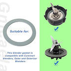 Blender Gasket Replacement Parts, Rubber Ring Seal Rings Blender Accessories for Oster and Osterizer Blender (4 Pieces)